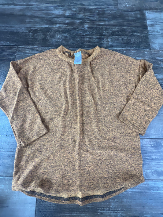 5t gender neutral rust brown black top dolman shirt