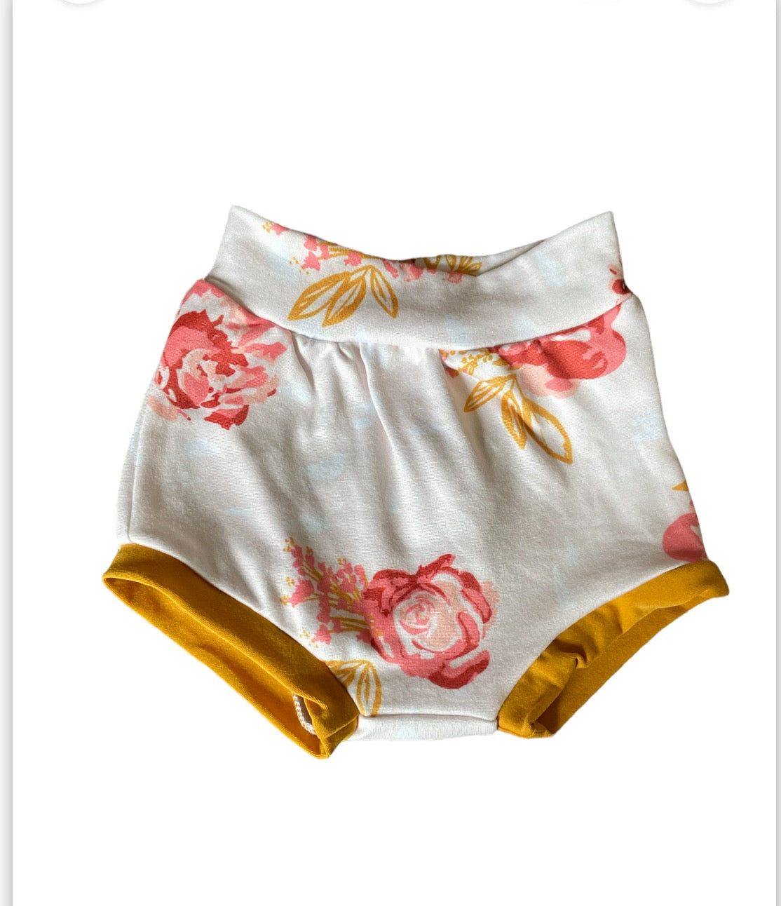 3-6 month floral bummies