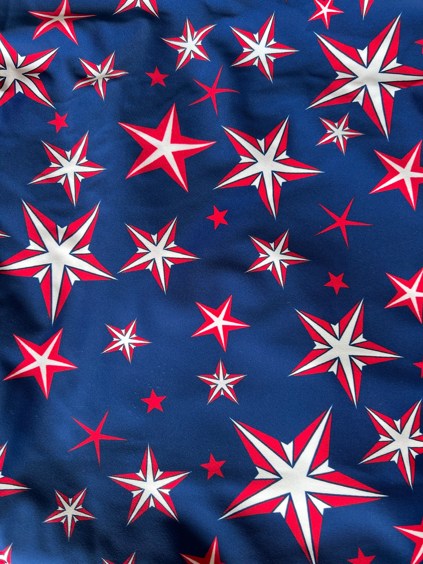 Patriotic star swim